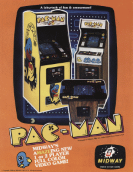  A flyer for Pac-Man, date unknown. 